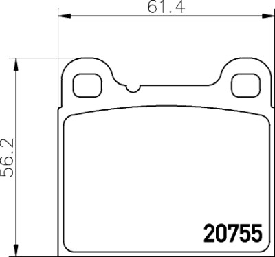 Kit pastiglie freno HELLA 8DB 355 008-801