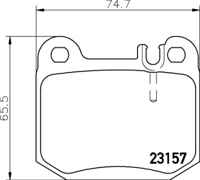 Kit pastiglie freno HELLA 8DB 355 008-831