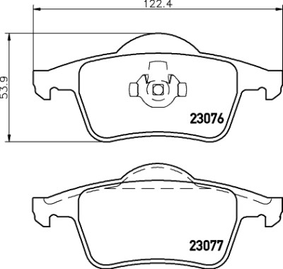 Kit pastiglie freno HELLA 8DB 355 008-871