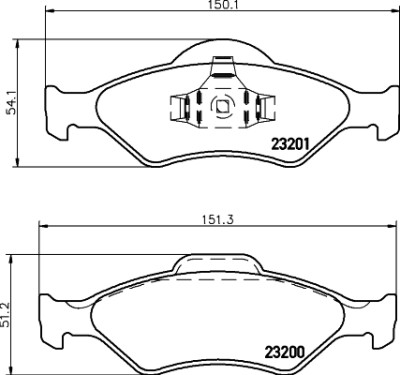 Kit pastiglie freno HELLA 8DB 355 008-891