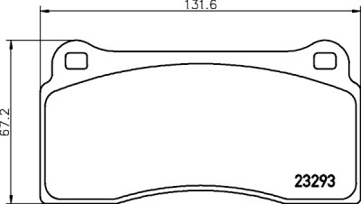 Set di pastiglie freno HELLA 8DB 355 008-981