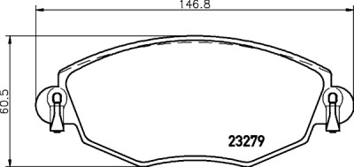 Kit pastiglie freno HELLA 8DB 355 009-071