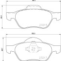 Kit pastiglie freno HELLA 8DB 355 009-091