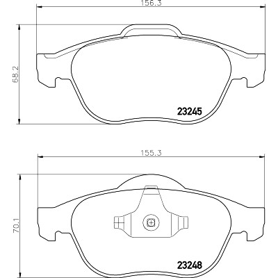 Kit pastiglie freno HELLA 8DB 355 009-111