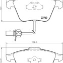 Kit pastiglie freno HELLA 8DB 355 009-201
