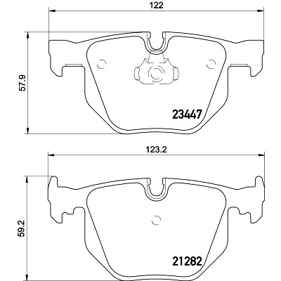 Kit pastiglie freno HELLA 8DB 355 009-331