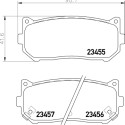 Kit pastiglie freno HELLA 8DB 355 009-341