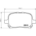 Kit pastiglie freno HELLA 8DB 355 009-351