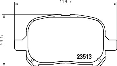 Kit pastiglie freno HELLA 8DB 355 009-351