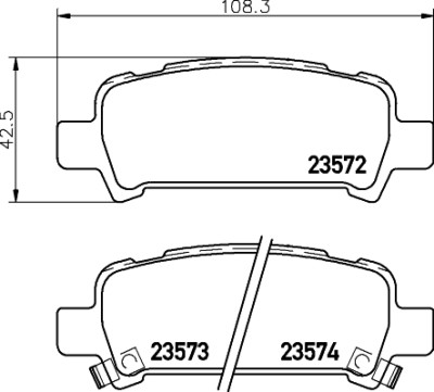 Kit pastiglie freno HELLA 8DB 355 009-401