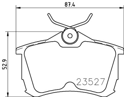 Kit pastiglie freno HELLA 8DB 355 009-511