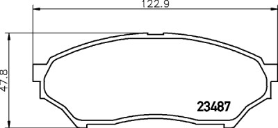 Kit pastiglie freno HELLA 8DB 355 009-521