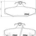 Kit pastiglie freno HELLA 8DB 355 009-571