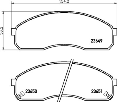 Kit pastiglie freno HELLA 8DB 355 009-601