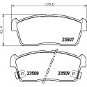 Kit pastiglie freno HELLA 8DB 355 009-631