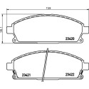 Kit pastiglie freno HELLA 8DB 355 009-661