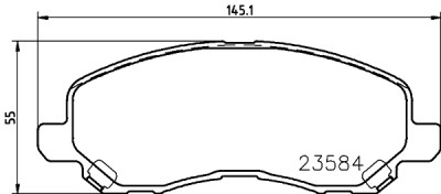 Kit pastiglie freno HELLA 8DB 355 009-671