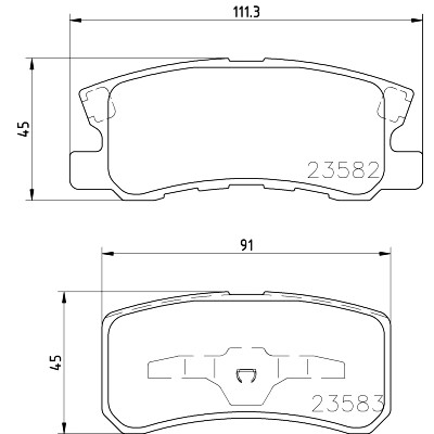 Kit pastiglie freno HELLA 8DB 355 009-691
