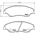 Kit pastiglie freno HELLA 8DB 355 009-701