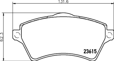 Kit pastiglie freno HELLA 8DB 355 009-761