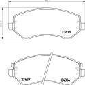 Kit pastiglie freno HELLA 8DB 355 010-051