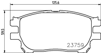 Kit pastiglie freno HELLA 8DB 355 010-111