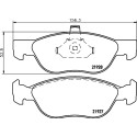 Kit pastiglie freno HELLA 8DB 355 010-181