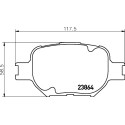 Kit pastiglie freno HELLA 8DB 355 010-201