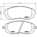 Kit pastiglie freno HELLA 8DB 355 010-211
