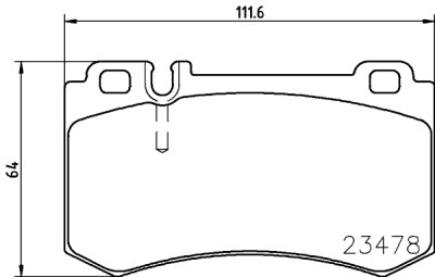 Set di pastiglie freno HELLA 8DB 355 010-291