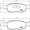 Kit pastiglie freno HELLA 8DB 355 010-321