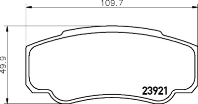 Kit pastiglie freno HELLA 8DB 355 010-411