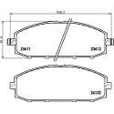 Kit pastiglie freno HELLA 8DB 355 010-511