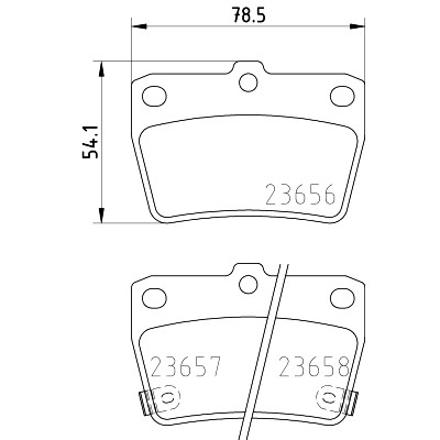 Kit pastiglie freno HELLA 8DB 355 010-521