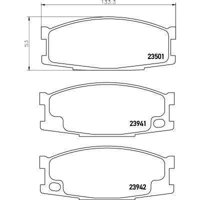 Kit pastiglie freno HELLA 8DB 355 010-561