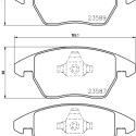 Kit pastiglie freno HELLA 8DB 355 010-581
