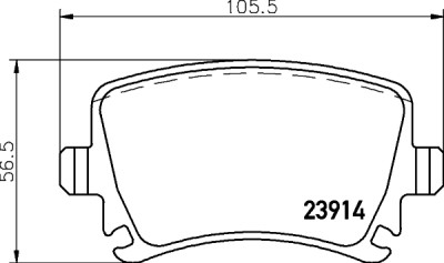 Kit pastiglie freno HELLA 8DB 355 010-601