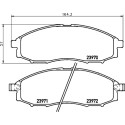 Kit pastiglie freno HELLA 8DB 355 010-671