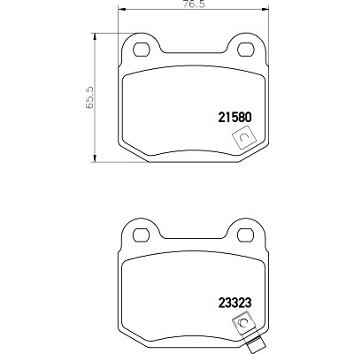 Kit pastiglie freno HELLA 8DB 355 010-691