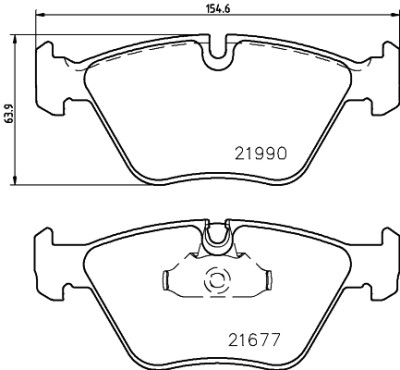 Kit pastiglie freno HELLA 8DB 355 010-711