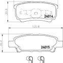 Kit pastiglie freno HELLA 8DB 355 010-811