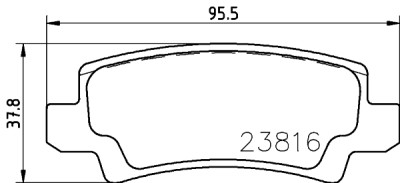 Kit pastiglie freno HELLA 8DB 355 010-841