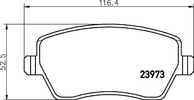 Kit pastiglie freno HELLA 8DB 355 010-851