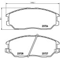 Kit pastiglie freno HELLA 8DB 355 010-861