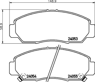 Kit pastiglie freno HELLA 8DB 355 010-981