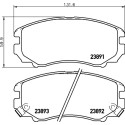 Kit pastiglie freno HELLA 8DB 355 010-991