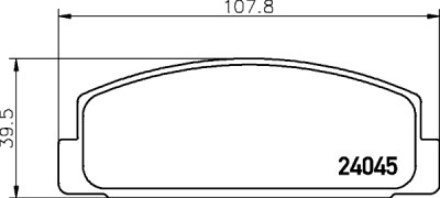 Kit pastiglie freno HELLA 8DB 355 011-131
