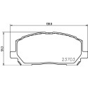 Kit pastiglie freno HELLA 8DB 355 011-161