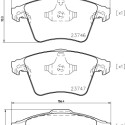 Kit pastiglie freno HELLA 8DB 355 011-171