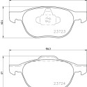 Kit pastiglie freno HELLA 8DB 355 011-191